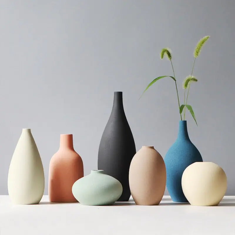 Minimalist Nordic Ceramic Vases